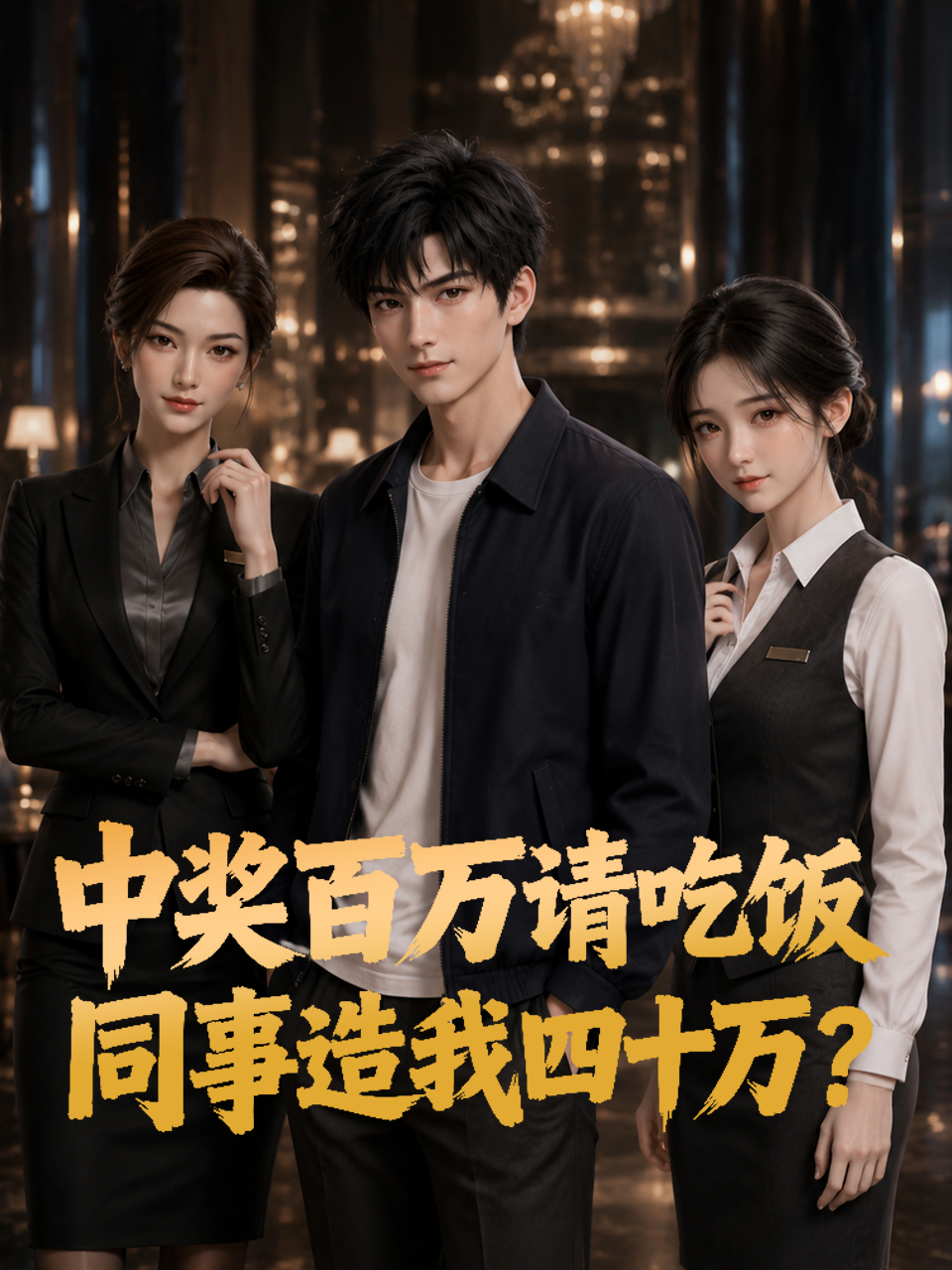 中奖百万请吃饭，同事造我四十万？ 海报